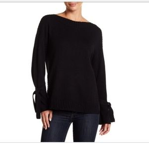 Lucky Brand Tie Sleeve Pullover Sweater